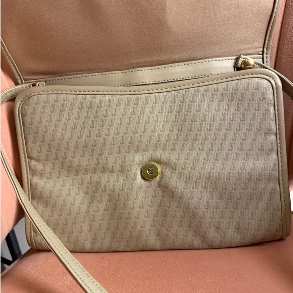 Jaclyn Smith Clutch Crossbody Beige Vintage Purse - Picture 2 of 4